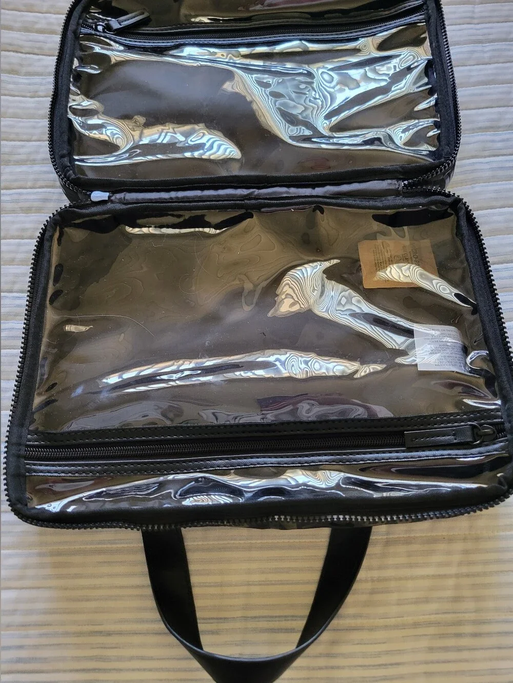 Steven Madden Black Travel Cosmetic Case